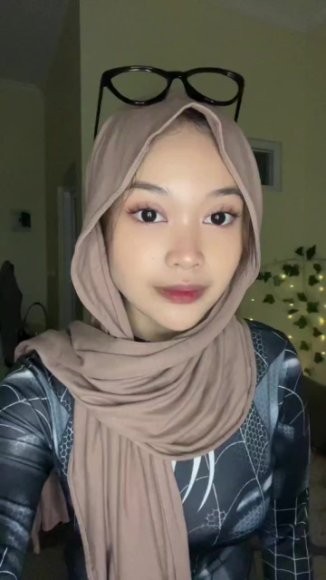 Tante Bohay Dientot dari Belakang di Balkon