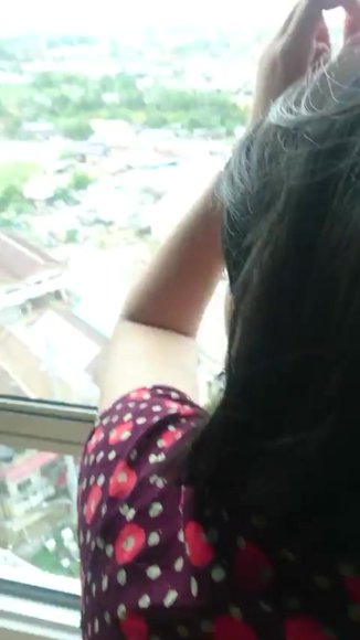Siswi Nakal Dientot dari Belakang di Balkon