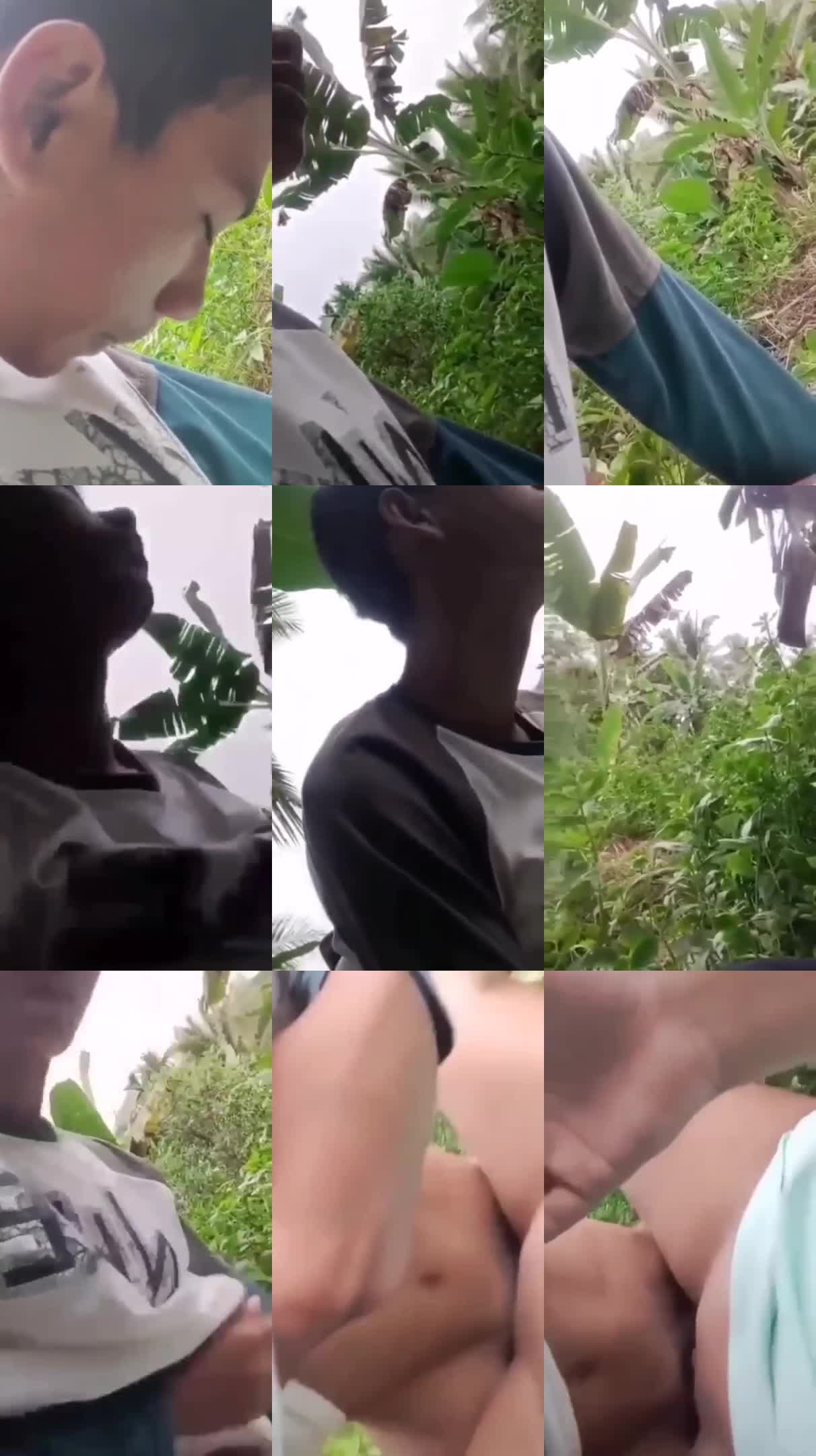 Boncheel esempe ngentot di kebun