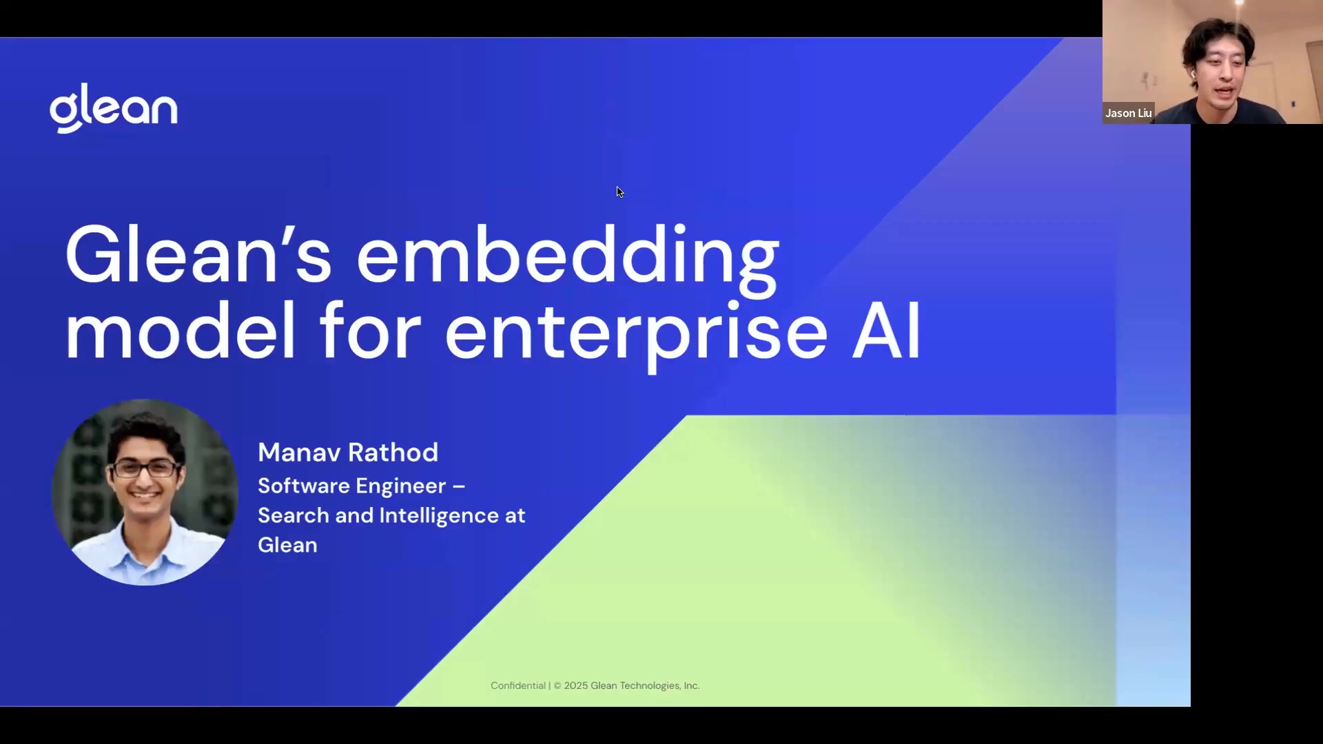 Cohort 2 Guest Lectures Inside Glean Fine-Tuning Embedding Models for Optimized AI and Enterprise Search