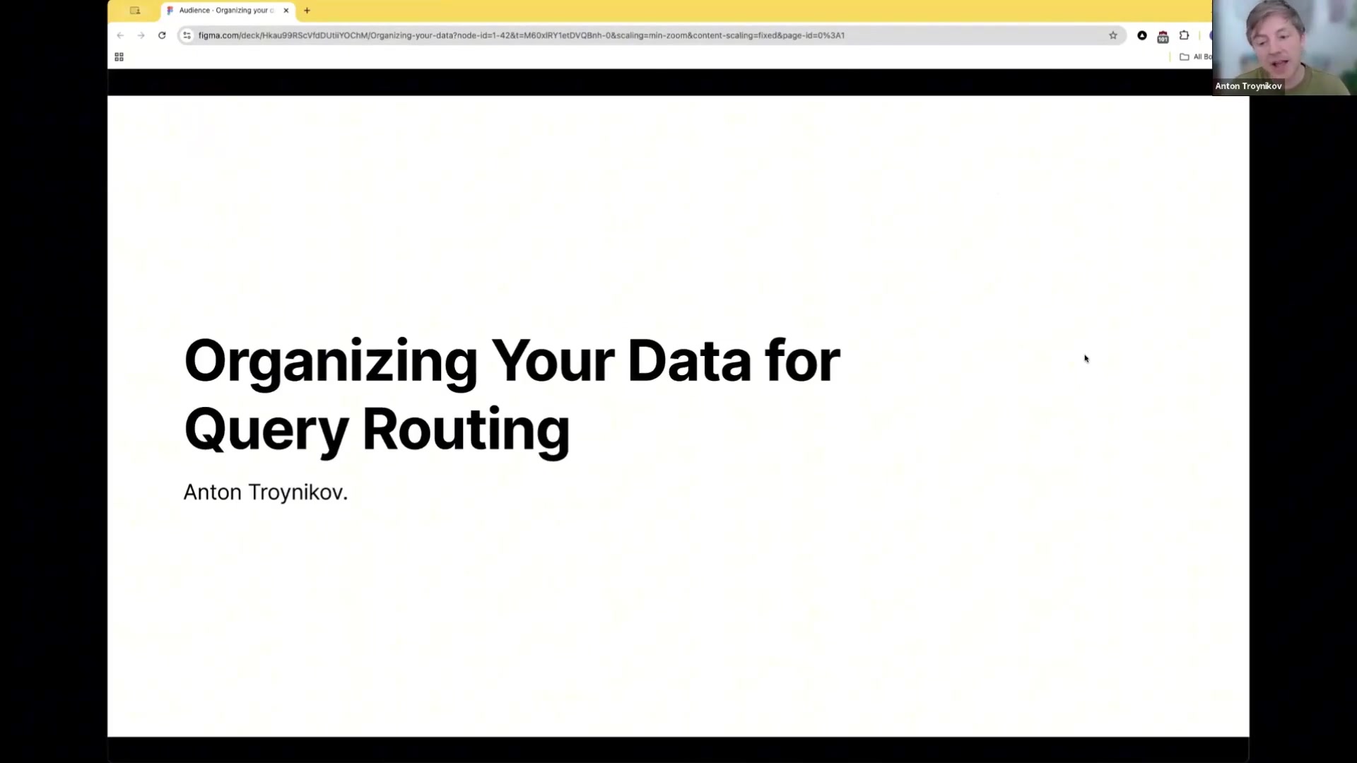 Cohort 2 Guest Lectures Organizing Your Data for Query Routing [Anton Troynikov from ChromaDB]